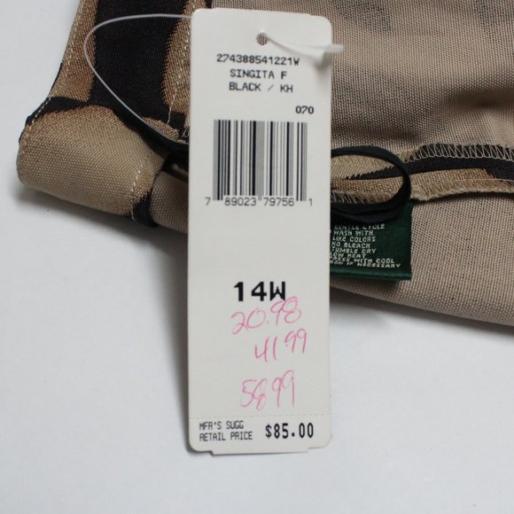 Lauren Ralph Lauren Woman Tiger Stripe Print Skirt - Picture 9 of 10